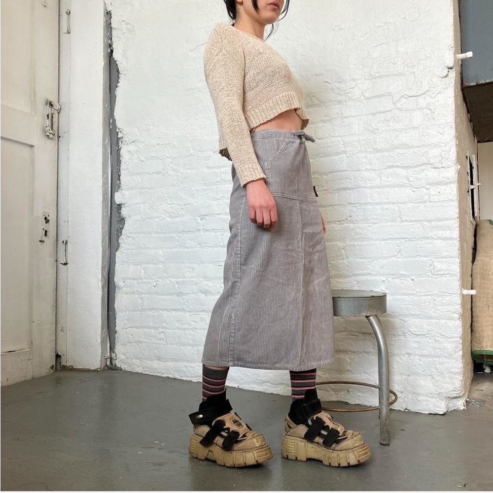 vintage corduroy midi skirt - Picture 3 of 10